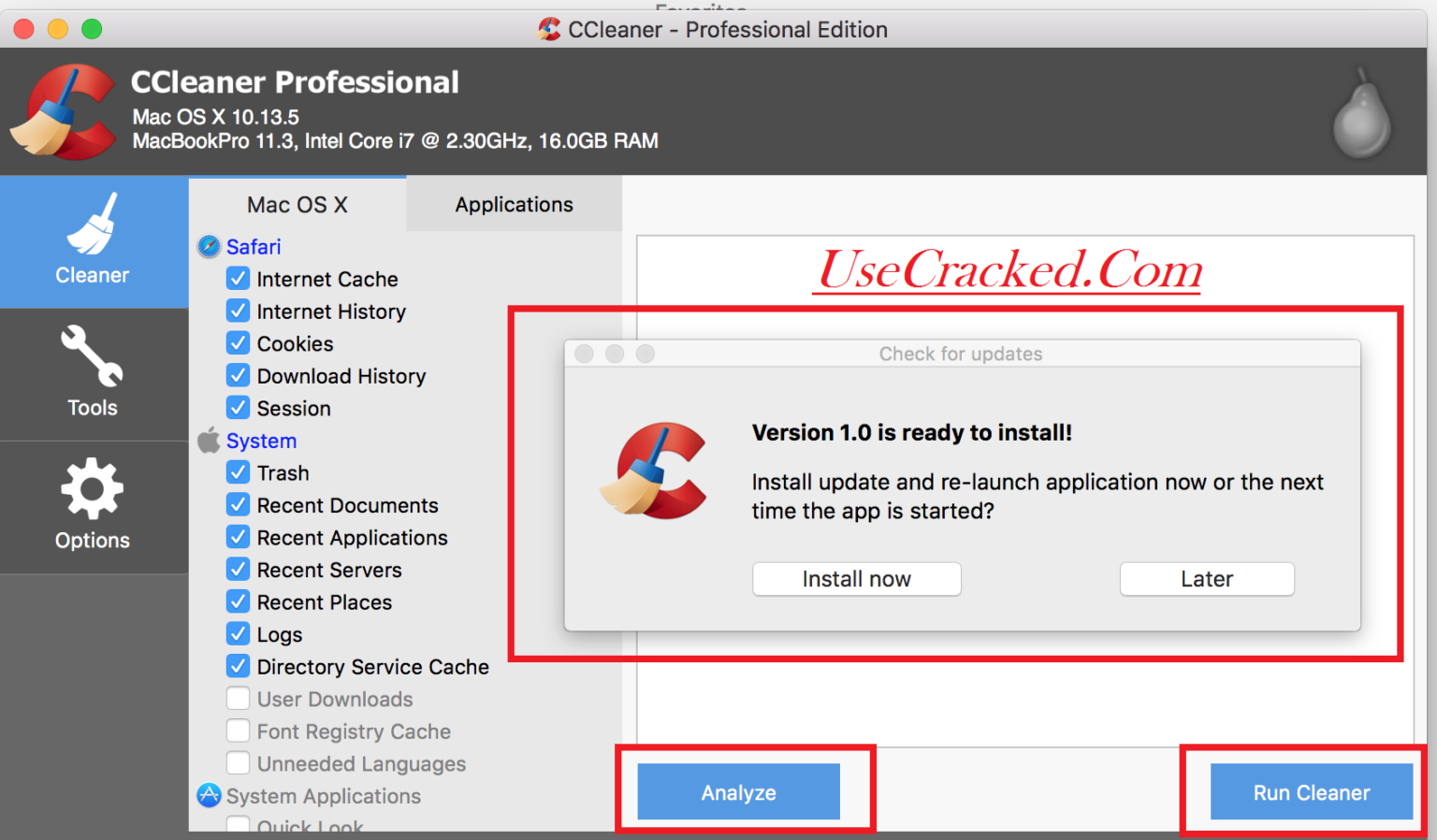 free instal CCleaner Professional 6.16.10662