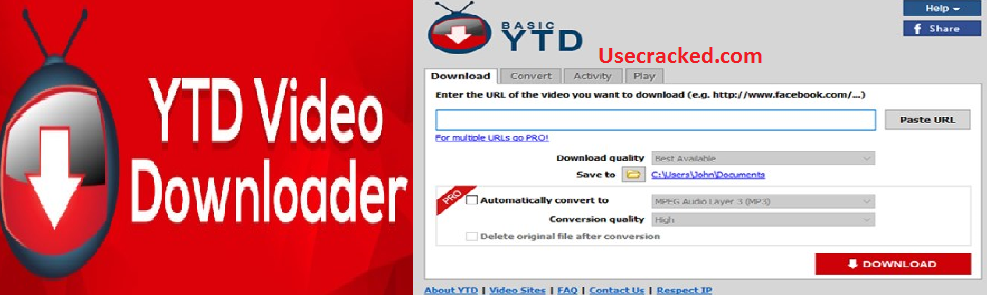 YTD Video Downloader Pro Serial Key