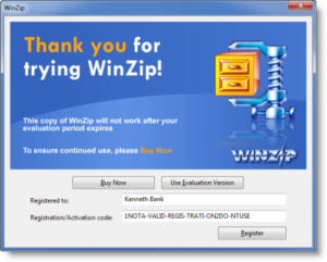 Grieta de WinZip Pro