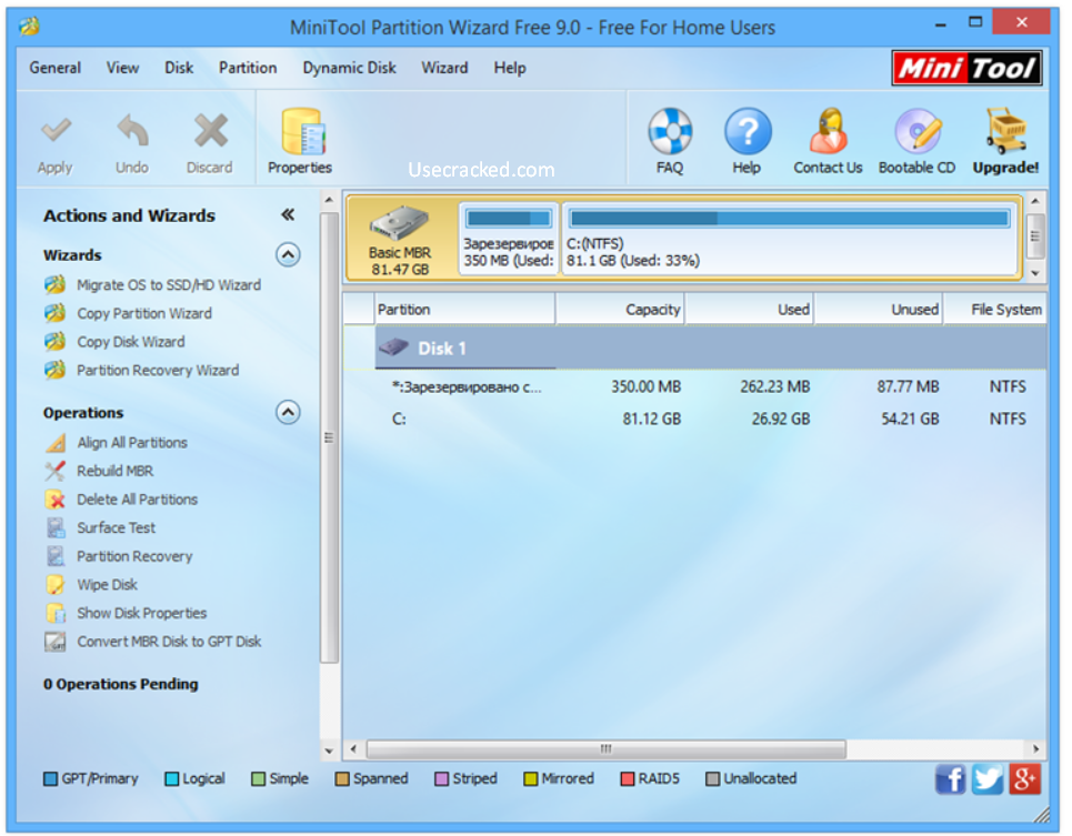 MiniTool Partition Wizard Crack