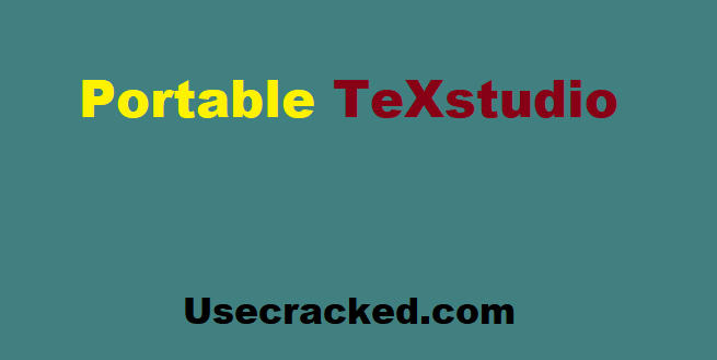 Portable TeXstudio